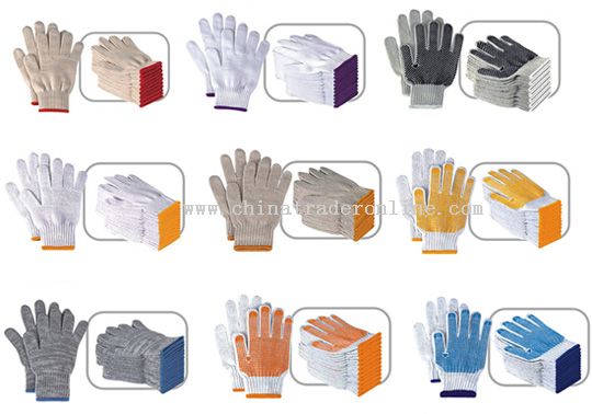 PVC Dotted Gloves/Safety Gloves/Work Gloves