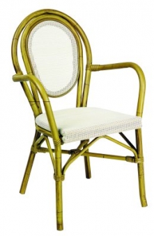 aluminum paris cafe chairs from China