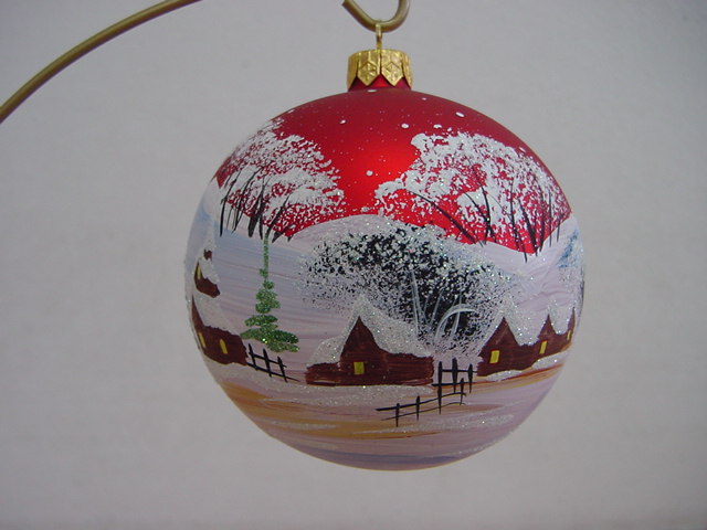 hand Painted Christmas ball