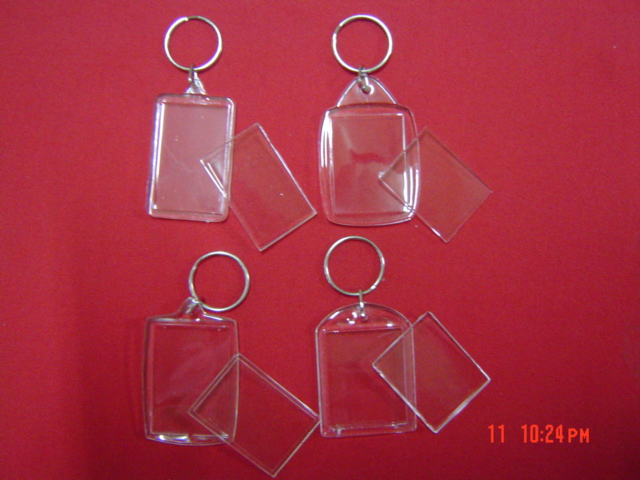 Acrylic key chain from China