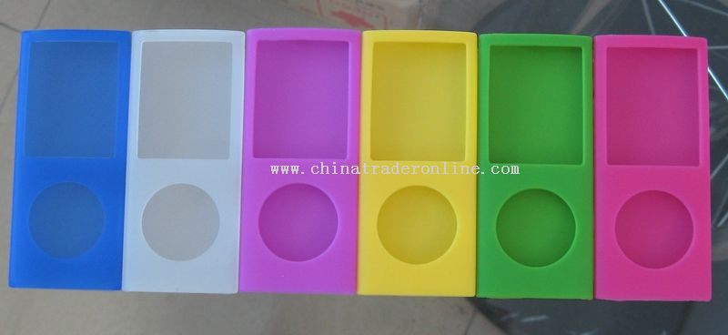 Silicone Skin Case For Ipod nano 4th Gen