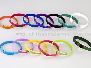 silicon wristband from China