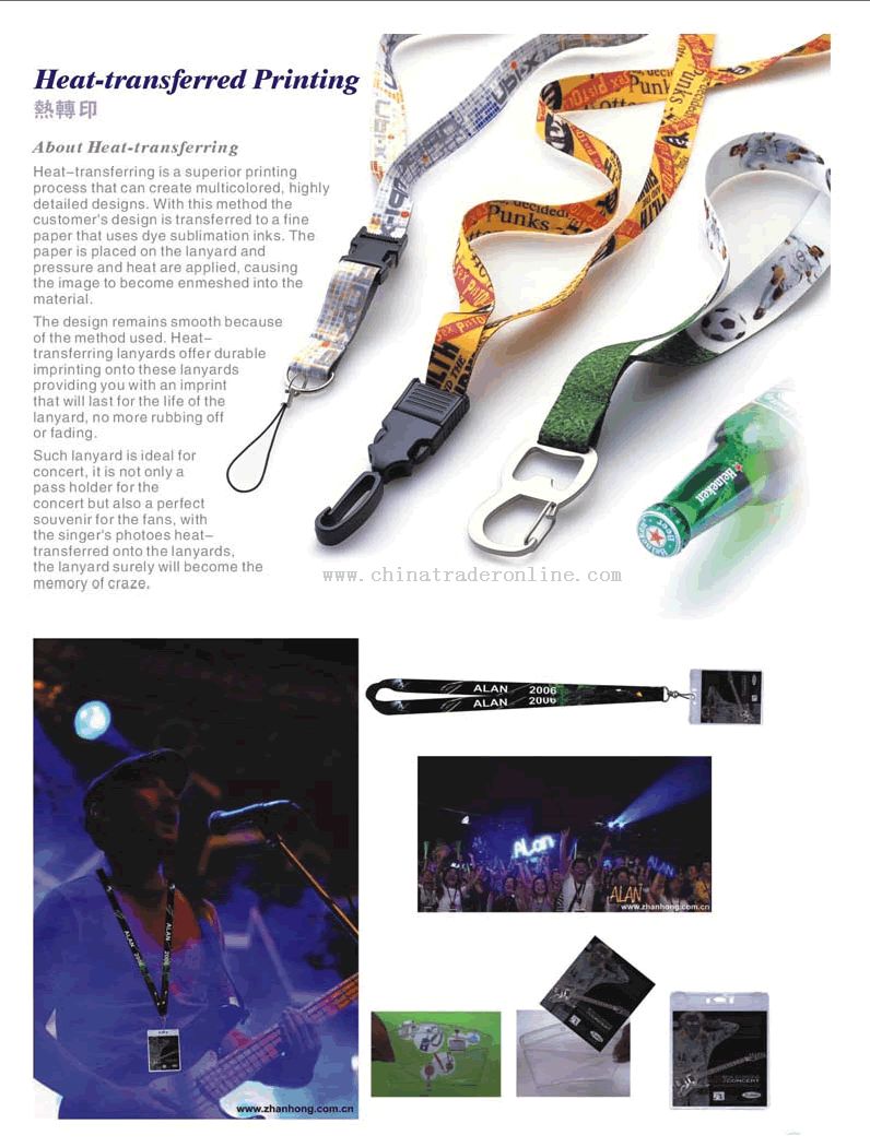 Heat Transfer Lanyard,sublimation lanyards from China