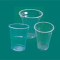 Disposable plastic cups