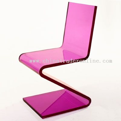 Acrylic Chair,Z Chair,Zigzag Chair,Crystal Chair,Glass Chair