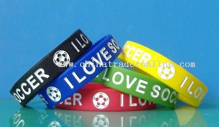 silicone bracelet from China