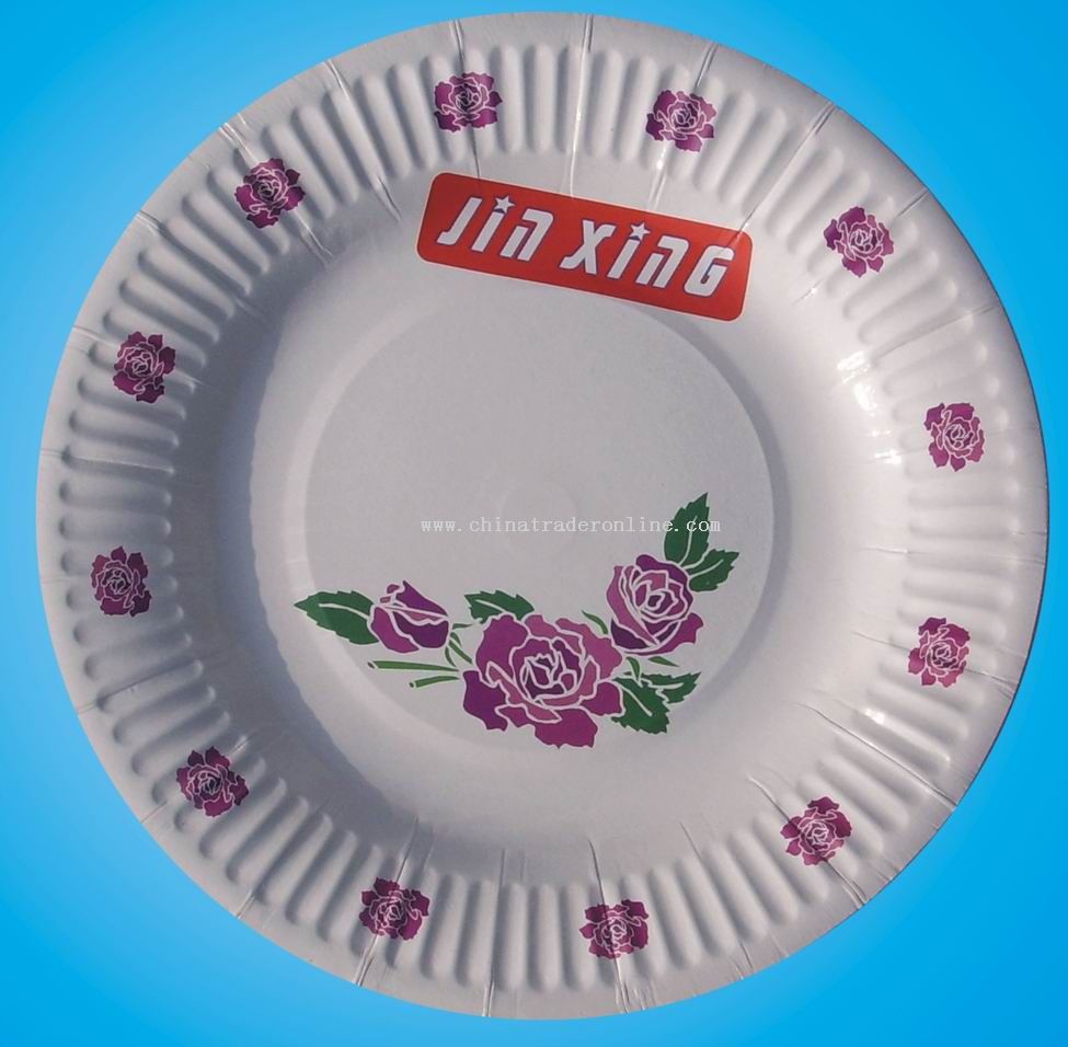 Paper plate from China