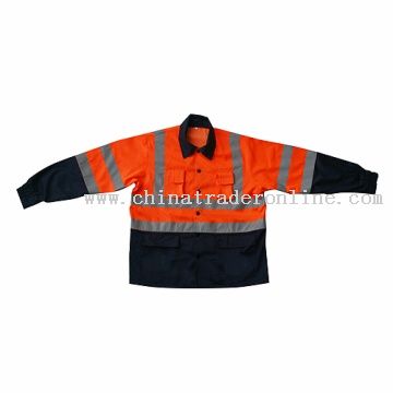 Two Tone Poly/Cotton Jacket from China