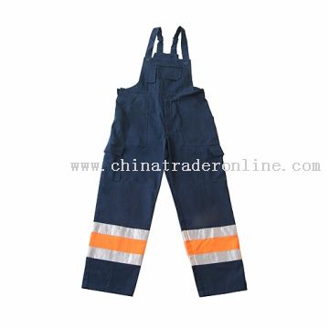 Two Tone Poly/Cotton Bib & Brace from China