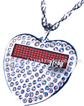 attractive scrolling LED dog tags from China