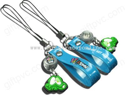 PVC phone charm from China