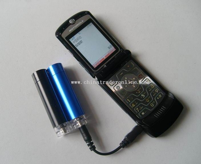 Mobile phone AA battery charger