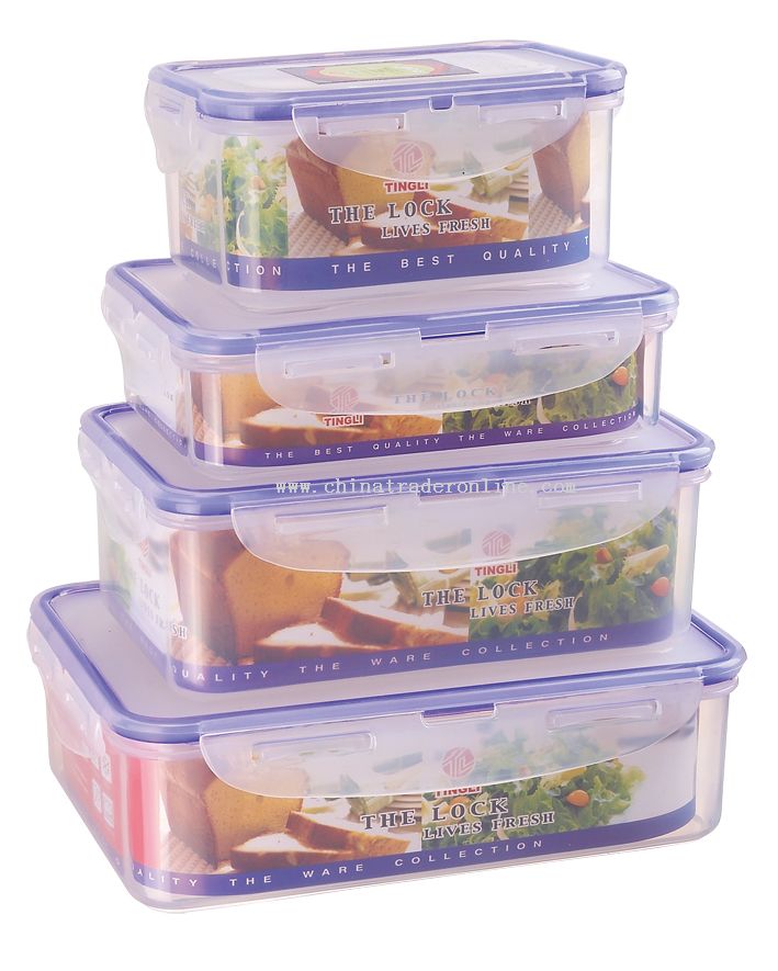 Microwave- and Freezer-safe food storage Containers