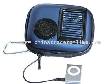 solar speaker bag from China