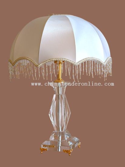 crystal table lamp