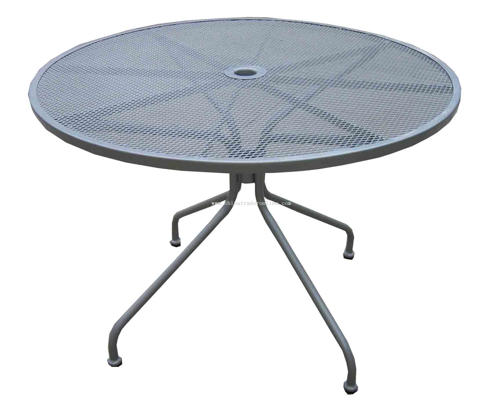 steel mesh table