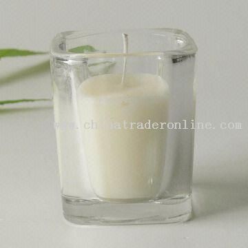 Glass Candle Container for Holding Wax