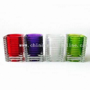 Glass Candle Holder