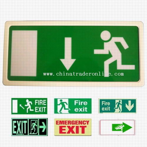 Emergency lights,Exit signs