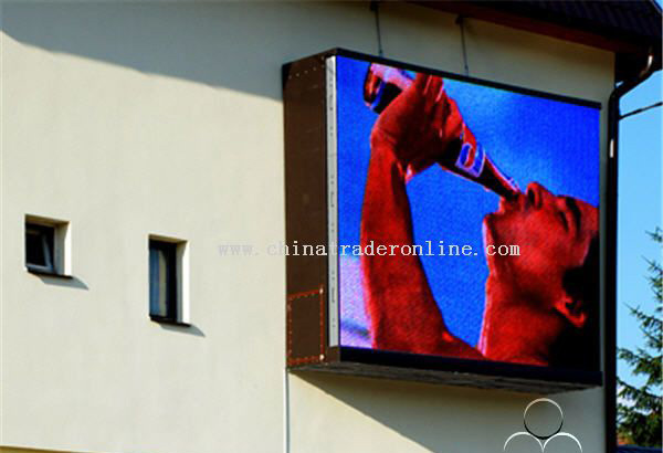 Outdoor full color LED display