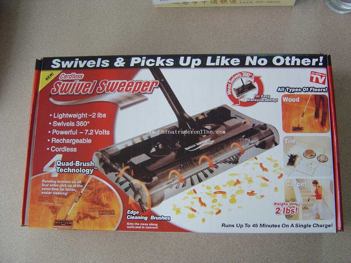 Cordless Swivel Sweeper,Electric Sweeper,Cleaner