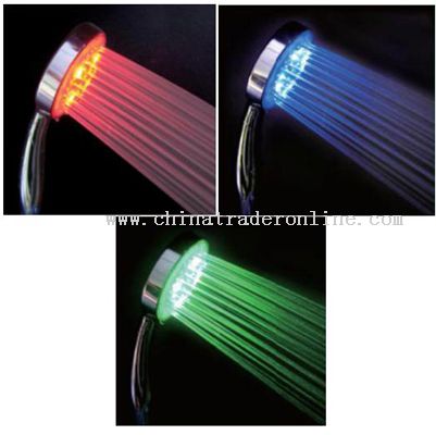 colour changing shower head from China