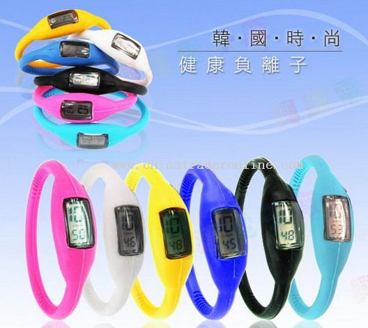 silicone electronic watch
