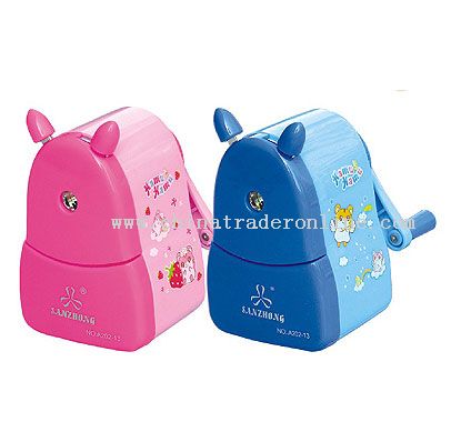 Plastic pencil sharpener from China