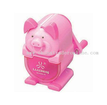 Pig pencil sharpener