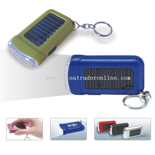 Solar keychian with light from China