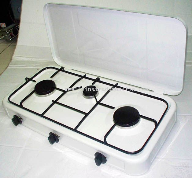 Three burnre gas stove