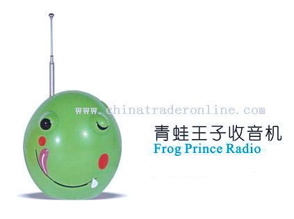 Mini Portable Cartoon Frog Radio