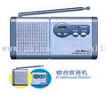 Mini Portable Desktop Clock FM Auto Scan Radio from China