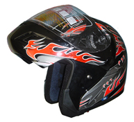 dot combination fiber glass helmet