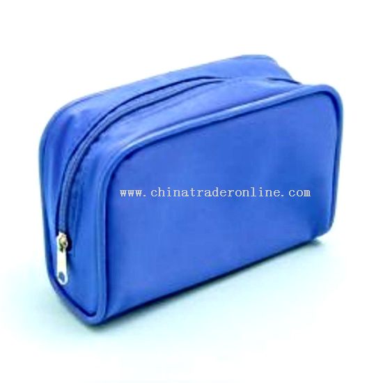 Round-edged rectangular Nylon Cosmetic Bag