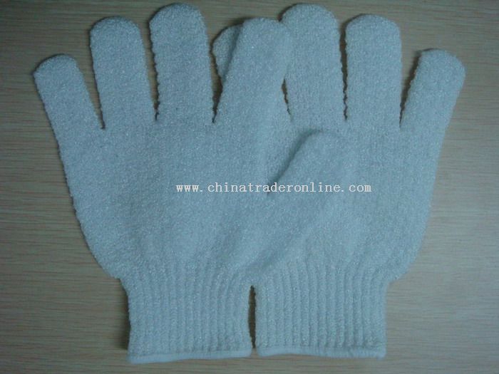 exfoliating bath gloves