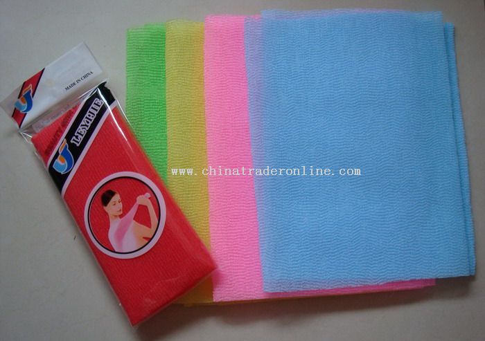 exfoliating skin towel