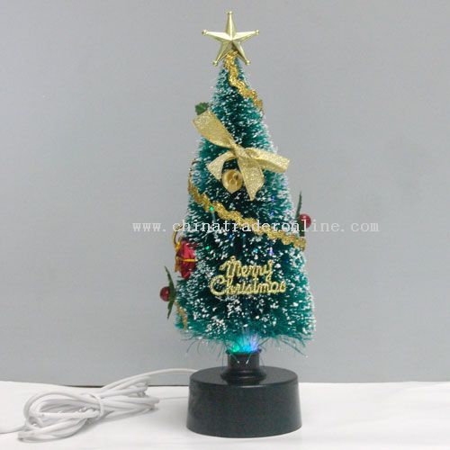 USB fiber christmas tree from China