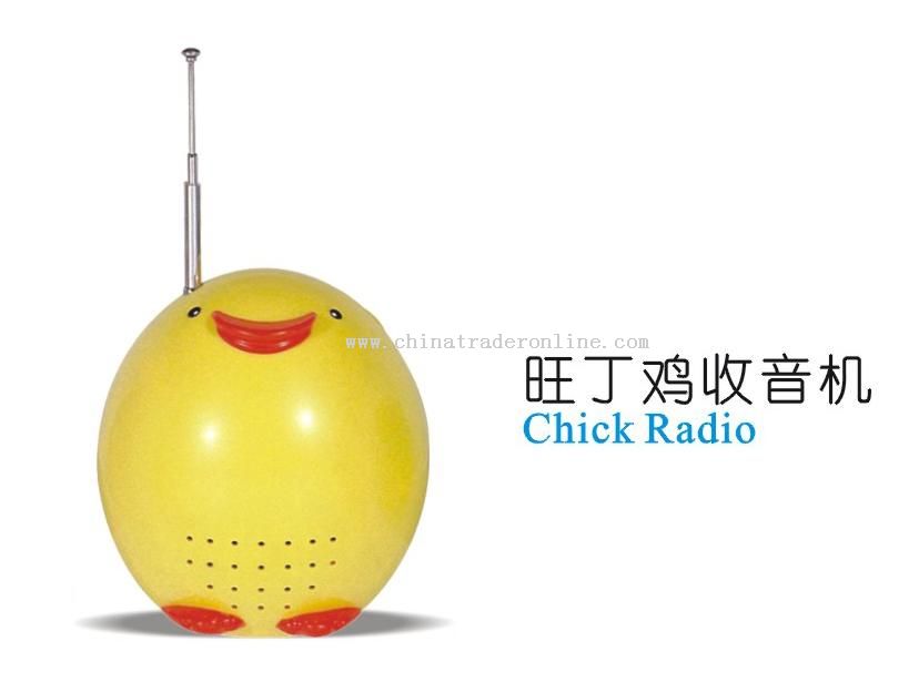 Cartoon Chick Radio from China