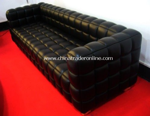 Joseph Hoffmann Kubus leather Sofa from China