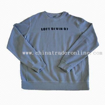 Mens Cotton Single Jacquard Twill Fabric Sweatshirts