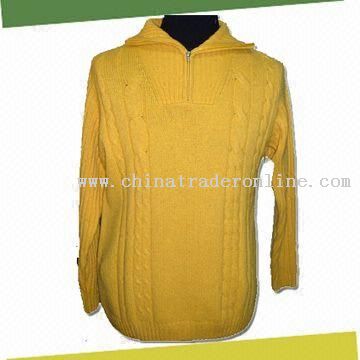 Mens Knitted Sweater from China