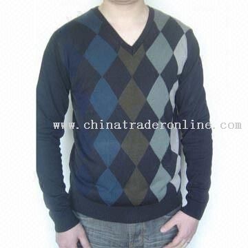 Mens Knitted Sweater from China