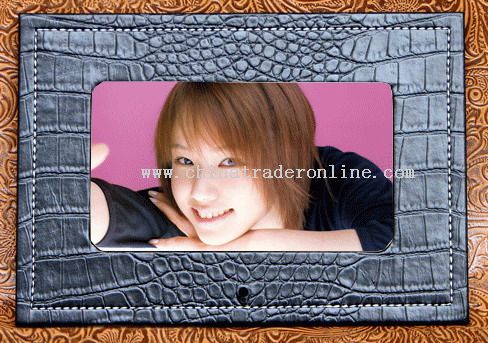 7 Inch Leather Digital Photo Frame from China