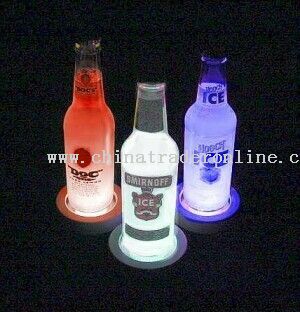 LED Flashing Cup Coaster from China