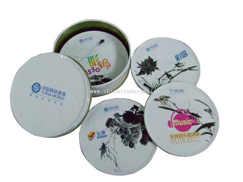 Tin Coaster from China