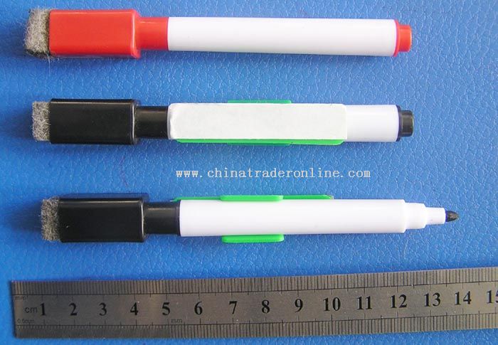 Magnetic Dry Erase Marker Pen with Eraser