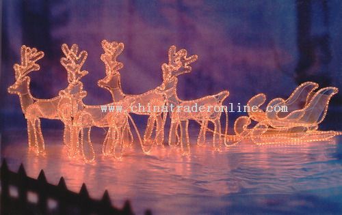 3D Rope Light Motif Christmas Light