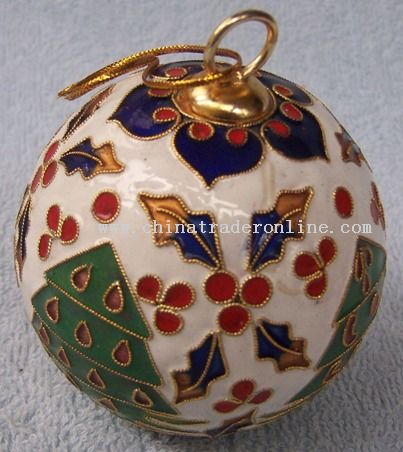 Cloisonne Christmas Ball from China