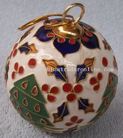 Cloisonne Christmas Ball